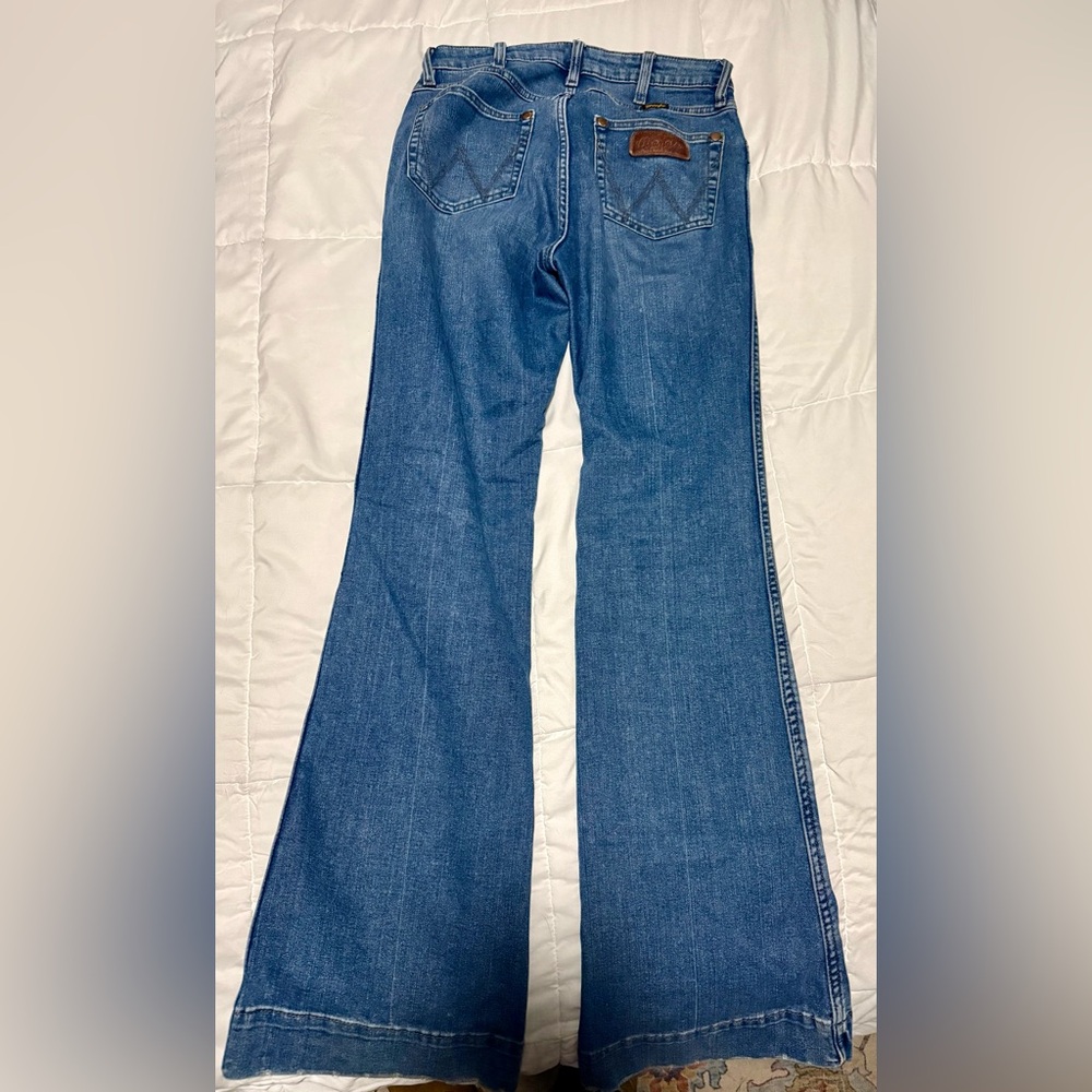 Wrangler Blue Denim Jeans - Picture 2 of 5